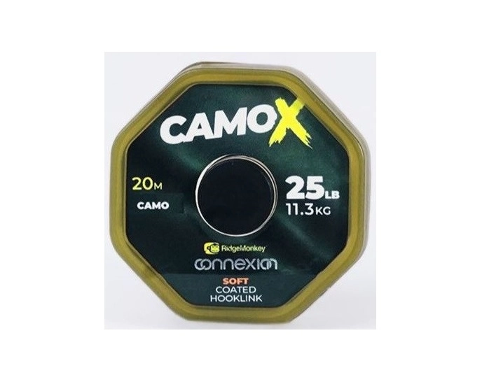 Šnúrka stužená Connexion CamoX Soft Coated 20m / Šnúry / nadväzcové šnúry